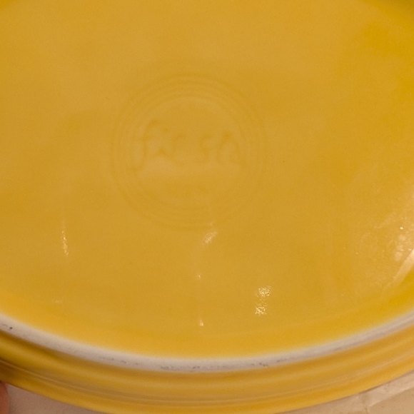 Fiesta 9.5 inch Small Oval Serving Platter in Yellow Color - Picture 4 of 7